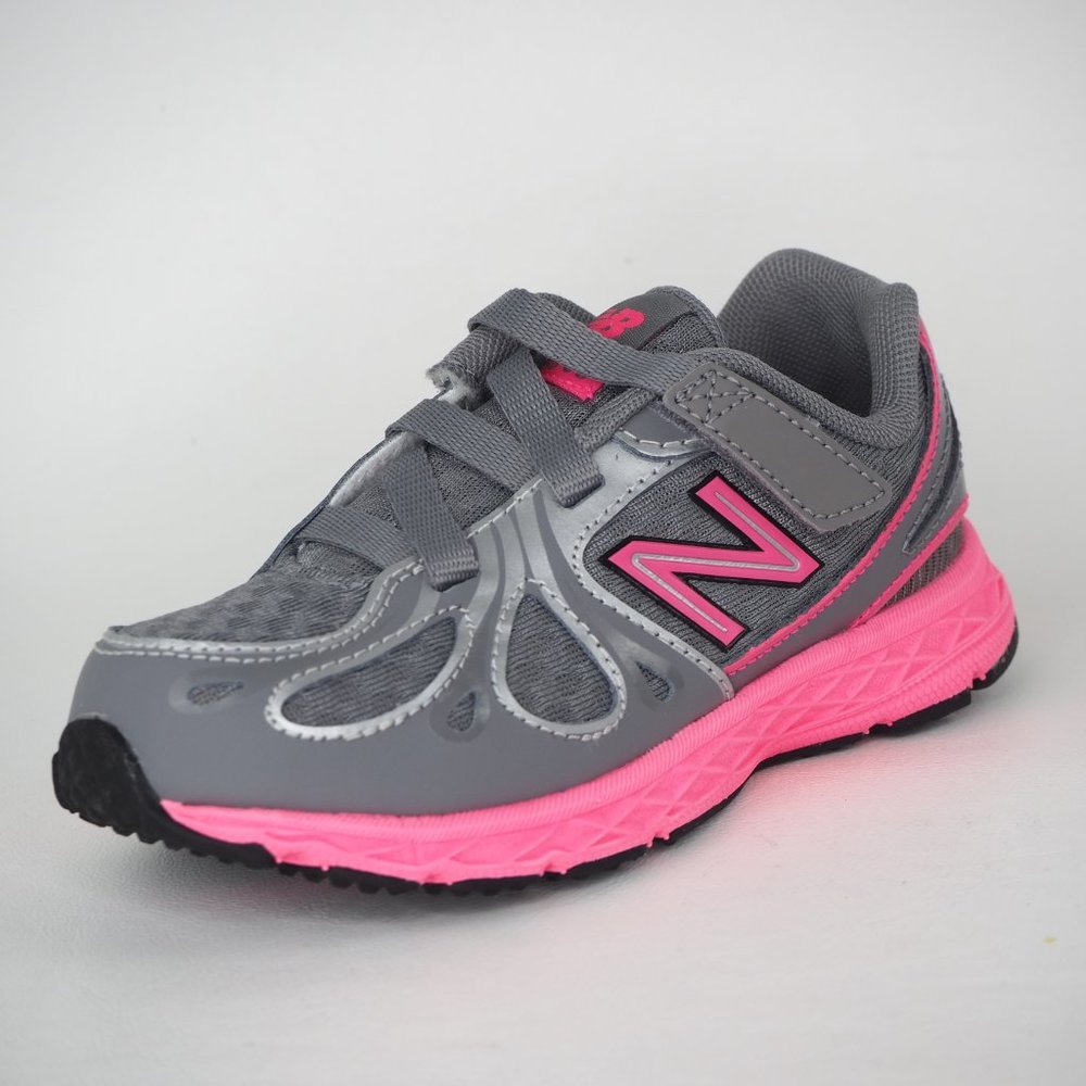New Balance Toddler Shoes Baby Grey Pink - Picture 2 of 12
